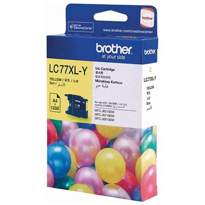 INKJET CARTRIDGE BROTHER LC-77XLY YELLOW