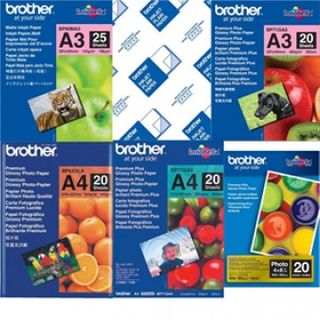 BROTHER PHOTO PAPER GLOSSY 6X4  PK/20