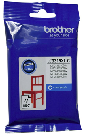 INKJET CARTRIDGE LC3319XLC CYAN BROTHER