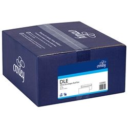 CROXLEY ENVELOPES DLE PLAIN WHITE BX500