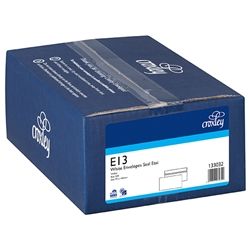 CROXLEY ENVELOPES E13 WHITE/PL S/E BX500