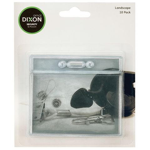 DIXON ID POUCH LANDSCAPE 63X88MM PKT/10