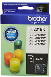 INKJET CARTRIDGE BROTHER LC-231K BLACK