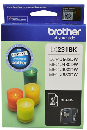 INKJET CARTRIDGE BROTHER LC-231K BLACK