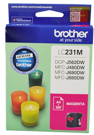 INKJET CARTRIDGE BROTHER LC-231M MAGENTA