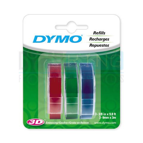 DYMO TAPEWRITER EMBOSSING LABELS ASST
