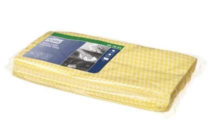 CLEANING CLOTH TORK YELLOW 60X30CM PK25