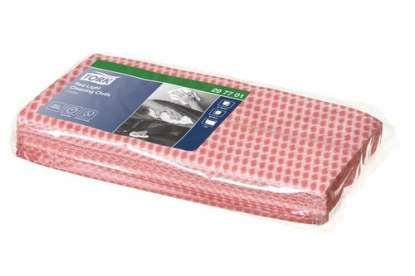 CLEANING CLOTH TORK RED 60 X 30CM PKT/25