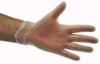 DISPOSABLE GLOVES VINYL LARGE BX100