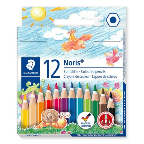 COLOURED PENCIL NORIS PKT/12.