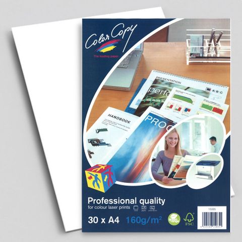 COLOR COPY DIGITAL LASER A4 160 GSM 30PK