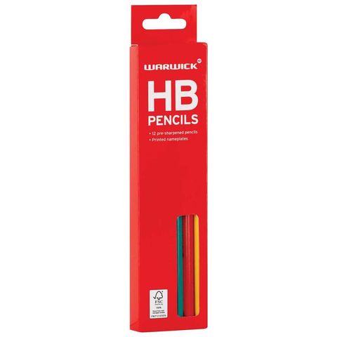 WARWICK HB PENCIL PACK 12