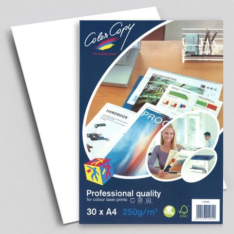 COLOR COPY DIGITAL LASER A4 250GSM 30PK