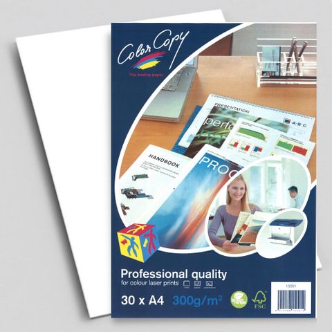 COLOR COPY DIGITAL LASER A4 300GSM 30PK.