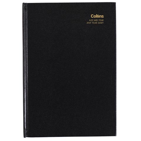 Collins Diary Mid any year A52