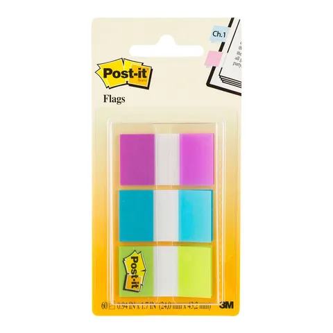 Post-it Flags 680-PBG 25x43mm pkt/3