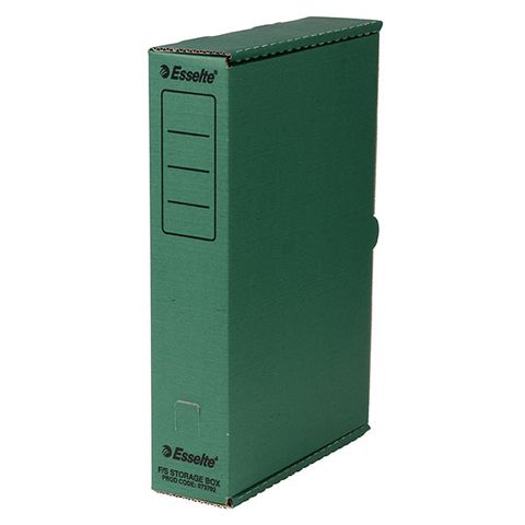 ESSELTE STORAGE CARTON FCAP GREEN