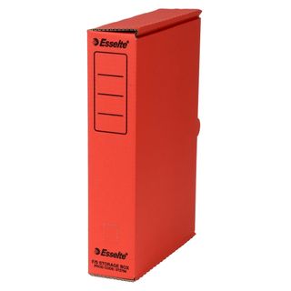 ESSELTE STORAGE CARTON FOOLSCAP RED