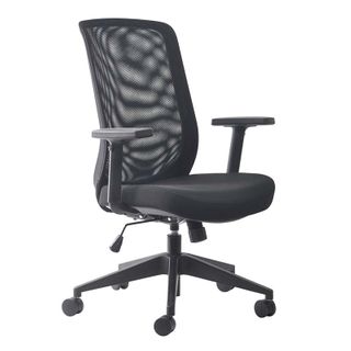 MONDO GENE MESH CHAIR WITH ARMS BLACK