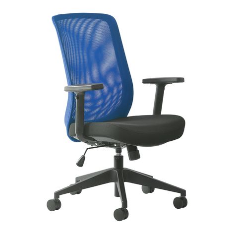 MONDO GENE MESH CHAIR WITH ARMS BLUE