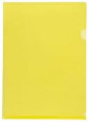 GBP L-SHAPED POCKET YELLOW A4 PKT/12