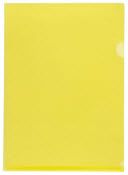 GBP L-SHAPED POCKET YELLOW A4 PKT/12