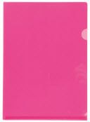 GBP L-SHAPED POCKET PINK A4 PKT/12