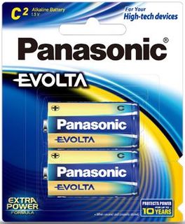 PANASONIC EVOLTA BATTERY C PKT/2