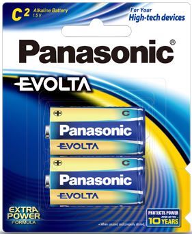 PANASONIC EVOLTA BATTERY C PKT/2