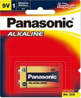 PANASONIC BATTERY 9V ALKALINE