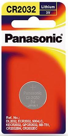 PANASONIC BATTERY CR2032 LITHIUM 3V