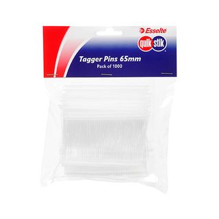 TAG PINS QUIK STIK FINE 65MM BOX/1000