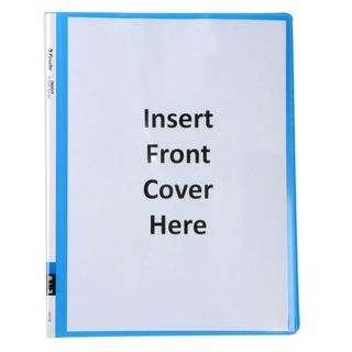 ESSELTE INSERT CLEAR BOOK BLUE 20 PAGE