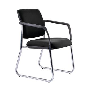 VISITOR CHAIR BURO LINDIS S/BASE BLACK