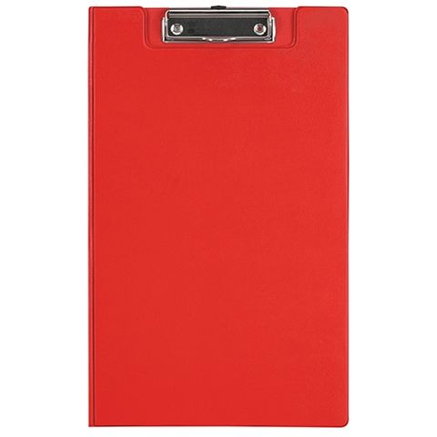 CLIPBOARD FM RED PVC FOOLSCAP