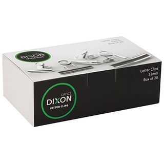 DIXON CHROME LETTER CLIP 32MM