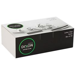 DIXON CHROME LETTER CLIP 76MM