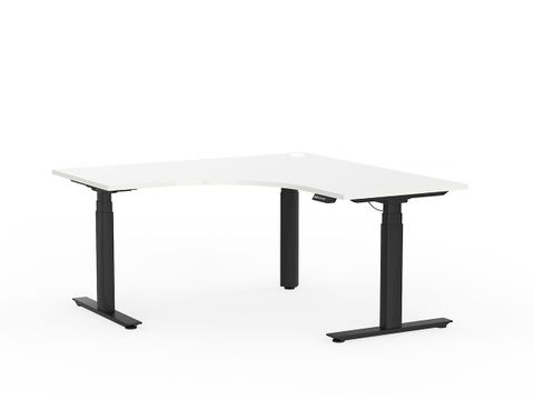 AGILE ELECTRIC WORKSTATION 1500 WHT/BLK