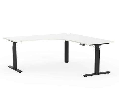 AGILE ELECTRIC WORKSTATION 1800 WHT/BLK