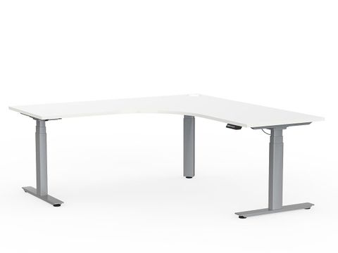 AGILE ELECTRIC WORKSTATION 1800 WHT/SILV