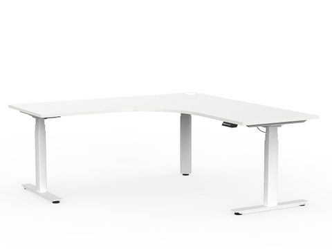 AGILE ELECTRIC WORKSTATION 1800 WHT/WHT