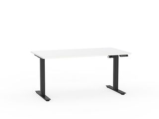 AGILE ELECTRIC DESK 1500X800MM WHT/BLACK