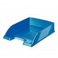 LEITZ WOW LETTER TRAY BLUE A4
