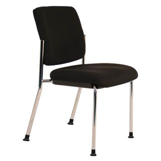 VISITOR CHAIR BURO LINDIS BLACK