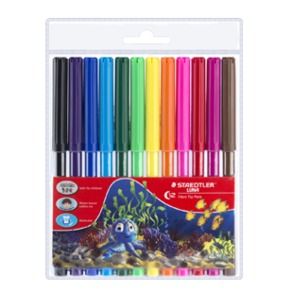 STAEDTLER LUNA PENS ASSORTED PKT/12