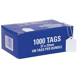 HARDWARE TAGS 24H 37X23MM BUNDLE/100