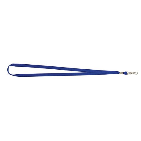 REXEL LANYARD SWIVEL CLIP FLAT BLUE PK10