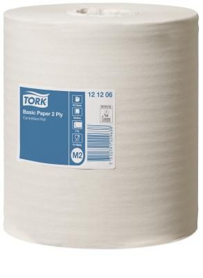 TORK BASIC WIPING PAPER M2 2 PLY CTN/6