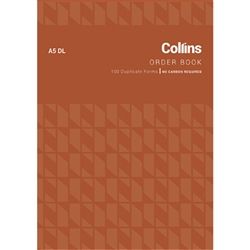 COLLINS ORDER BOOK A5DL