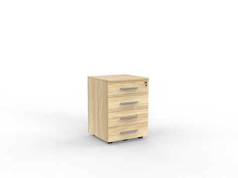 CUBIT MOBILE 4 DRAWER ATLANTIC OAK